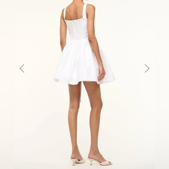 NWT Staud Landscape Dress in White - Picture 4 of 6